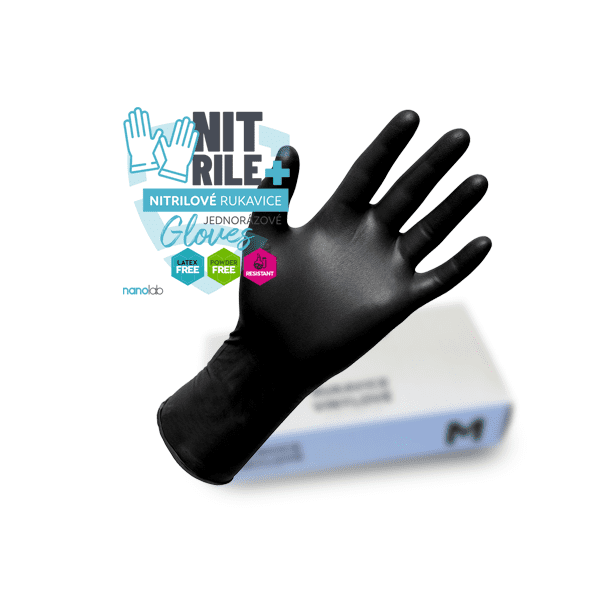 Nanolab Nitrilové jednorazové rukavice 100ks vel.XL